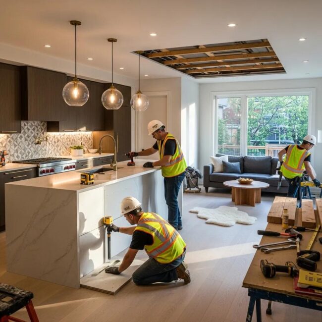 Beautifully renovated home in Toronto showcasing modern design and construction collaboration