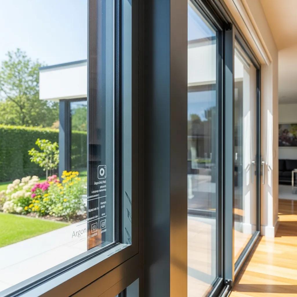 High‑performance windows and doors highlighting energy‑saving features