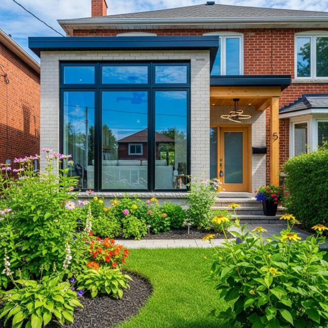 Beautifully renovated home in Toronto showcasing a modern room addition